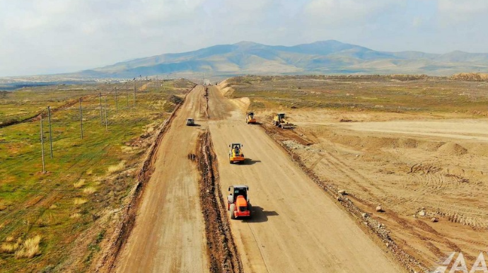 Əsgəran avtomobil yolunun inşasına start verilib  - FOTO